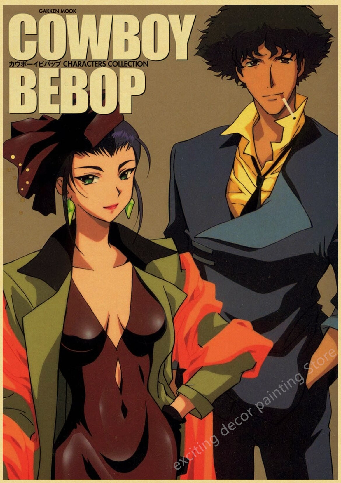 Cowboy Bebop Retro Posters (A4)