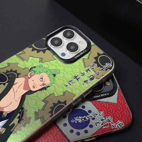 Cartoon Ones Pieces Luffies Roronoas Zoros Phone Cases For iPhone 14 13 12 11 Pro Max XR X XS Plus Anti-fall Cover, everythinganimee