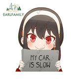 Spy Family Anya 'My Car Is Slow' Car Stickers