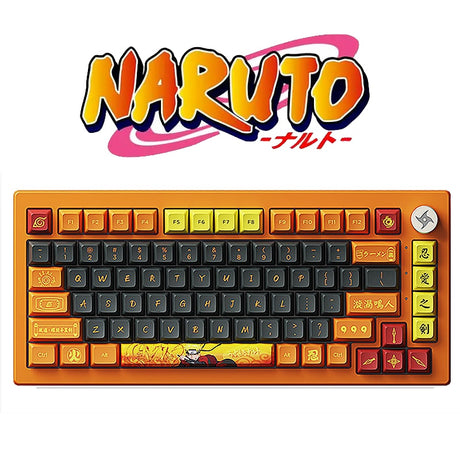 NARUTO Keyboard Cartoon 20TH Anniversary Edition Limited Gaming E-Sports USB Wireless Bluetooth Type-C RGB Mechanical Key Boards, everythinganimee