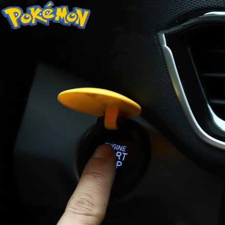 Pokemon car one button start button decorative cover ignition switch protective cover Pikachu birthday Christmas gift, everythinganimee