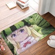 Hololive Kawaii Virtual Idol Anti-Slip Rug Doormat Living Room Mat Tsunomaki Watamelon Floor Carpet Welcome Decorative,everythinganimee