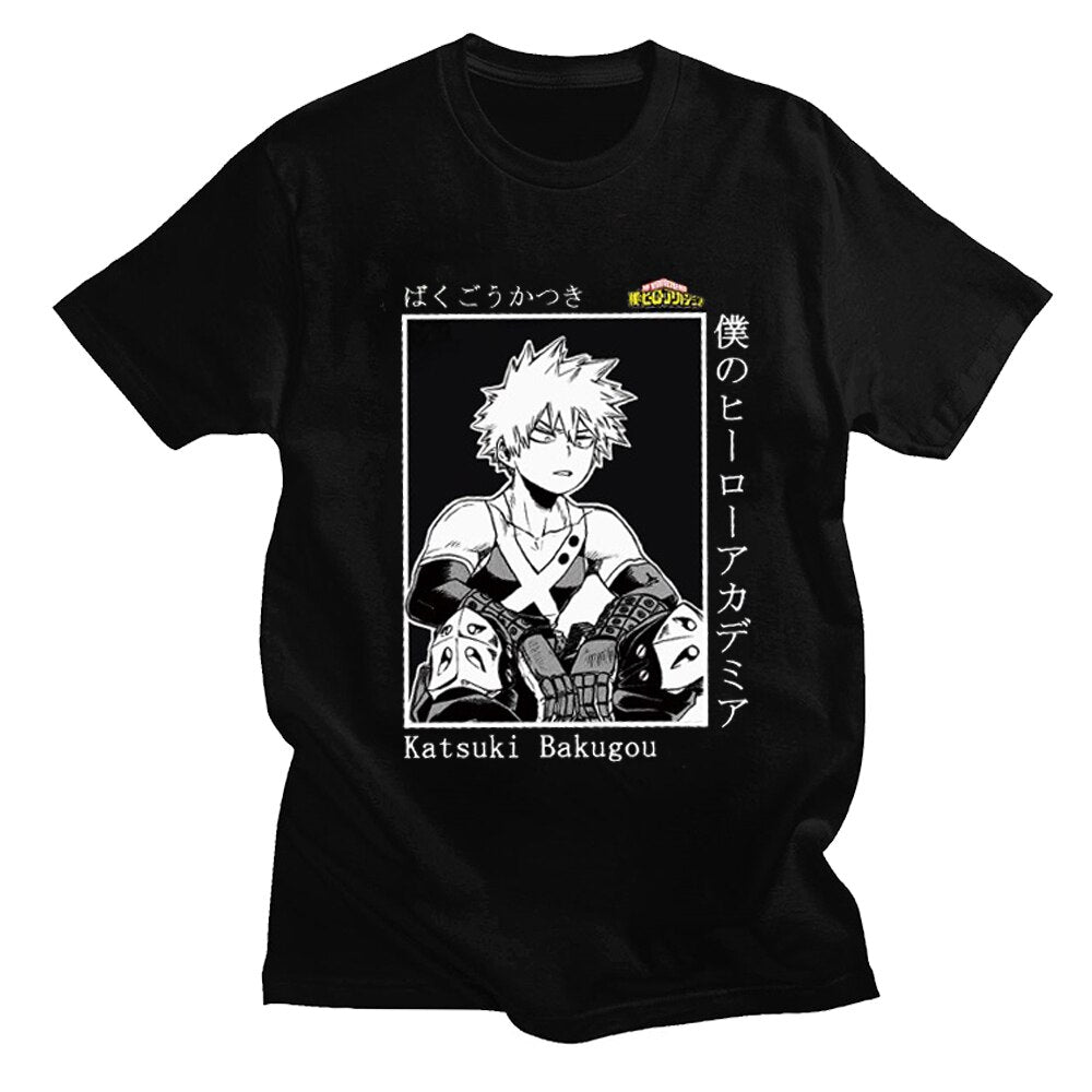 My Hero Academia T Shirt Japanese Anime Himiko Toga Graphic T-shirt Kawaii Cartoon Tshirt Streetwear Summer Cotton Short Sleeve, everythinganimee