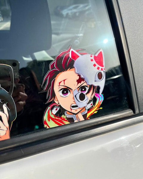 Tanjiro Kamado Demon Slayer Weatherproof Anime Sticker 6 Car Decal