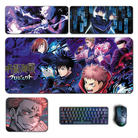 Anime Jujutsu Kaisen Mouse Pad Gojou Satoru Megumi Sukuna Yuta Mousepad Computer Laptop Gamer Pad PC Gaming Accessories Desk Mat, everythinganimee