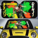 Power and Kobeni Accordion Sunshade Kobeni Higashiyama Car Sunshade Custom Chainsaw Man Anime, everythinganimee