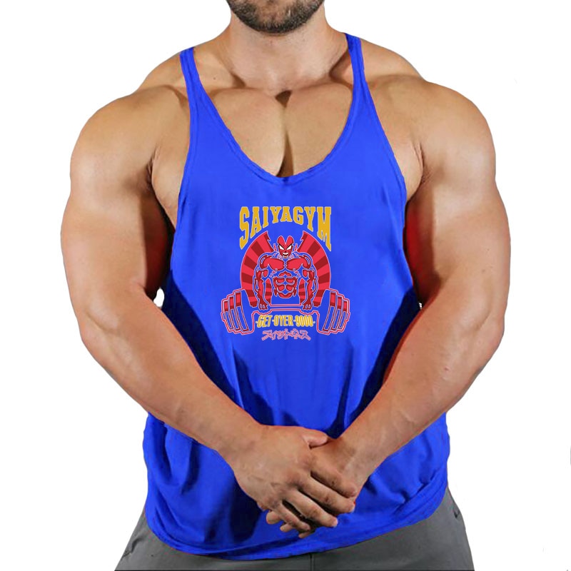 Anime Inosuke Print Stringer Mens Tank Tops Sleeveless Athletic Sweatshirt  With Y Back Vest For Gym, Fitness, And Bodybuilding From Covde, $12.15