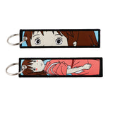 Anime Embroided Key-chain