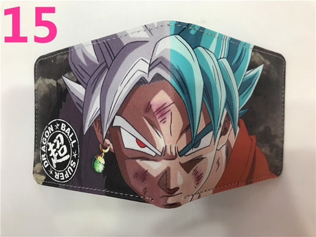 Dragon Ball PU Cartoon Wallet Personalized Fashion Collection Gifts Teenage Students Boys Girls Short Coin Purse Birthday Gift,everythinganimee