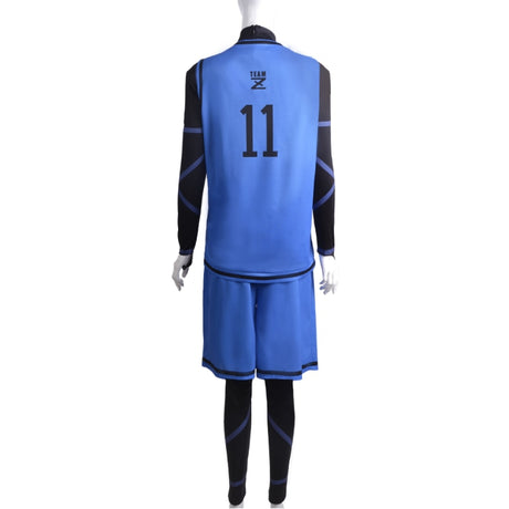 anime Bluelock Cosplay Costume Wig Chigiri Hyoma Isagi Yoichi Jersey Onesie Suit Anime Clothes Blue Sportswear Sport Wear Jerseys, everythinganimee