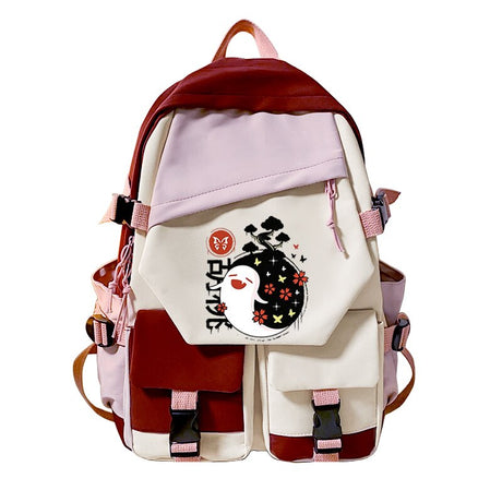  New Japanese Anime Genshin Impact Paimon Klee Backpacks Travel School Back Bag Pack Genshin Impact Student Backpack Bags, everythinganimee