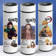 Japanese Cartoon Anime Demon Slayer Kamado Tanjirou Nezuko Stainless Steel 304 Thermos Cup Office Water Cup, everythinganimee