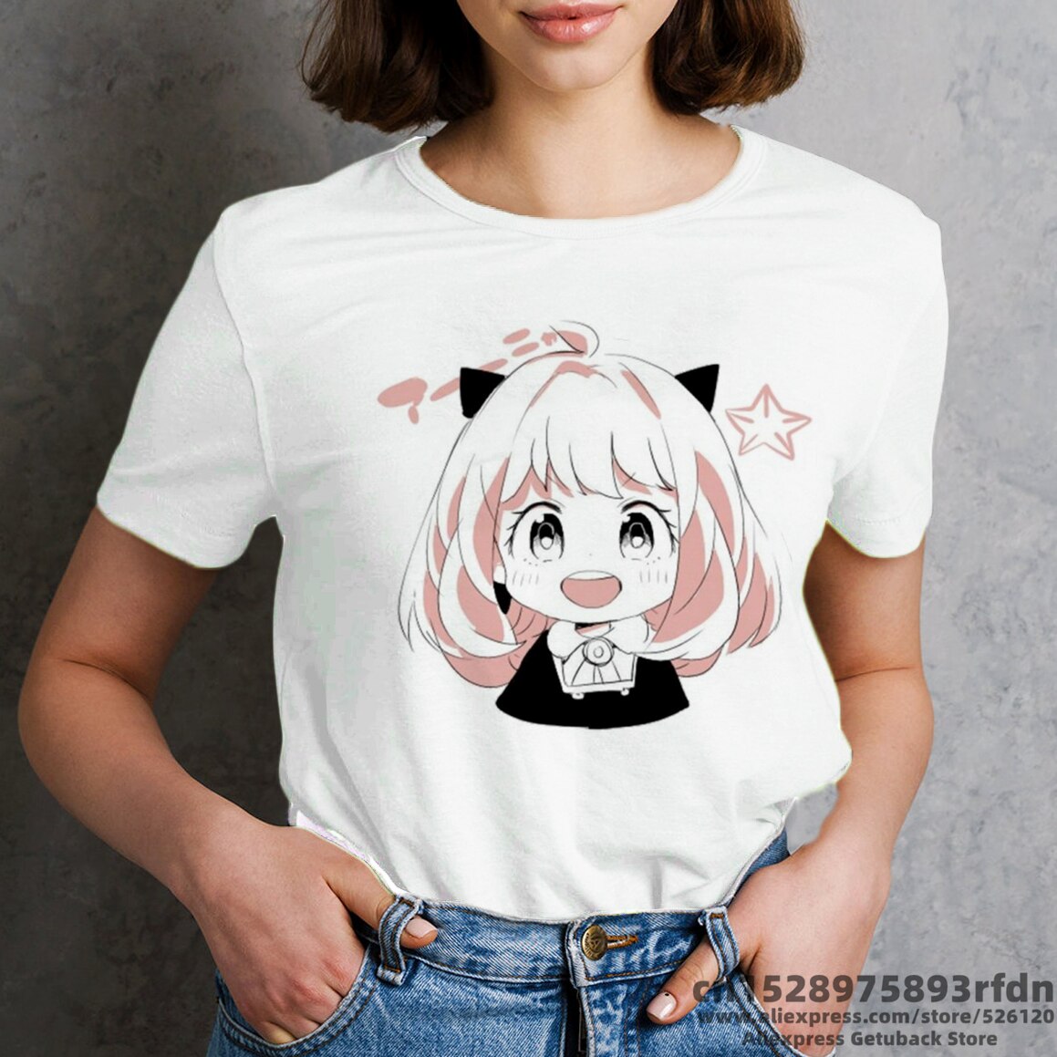 Women Kawaii Yor Anya Forger Anime T-shirt Girl Summer Spy x Family Cartoon 90s Tops Tee Female Manga Clothes, everything animee