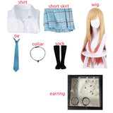 Anime My Dress Up Darling Kitagawa Marin Cosplay Costume JK School Uniform Skirt Outfits Halloween Costumes for Women Man