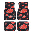 Anime Red Cloud Print Floor Mats Non-slip Fashion Washable Auto Interior Accessories Pad Protects Carpet for universalNon Slip, everythinganimee