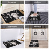 Chainsaw Man Denji Aki Manga Bath Mat Makima Doormat Flannel Carpet Entrance Door Rug Home Decoration, everythinganimee