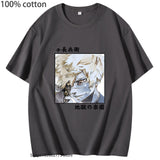 Jigokuraku Anime Shirts Aza Chōbei Hells Paradise Clothes for Men T Shirts Streetwear Women 100% Cotton Summer Clothing Y2k Top, everythinganimee