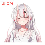 UJIOM for Hololive Nakiri Ayame Wall Sticker Waterproof Vinyl Anime Decal Wardrobe Living Room Bathroom Bedroom Decor, everythinganimee