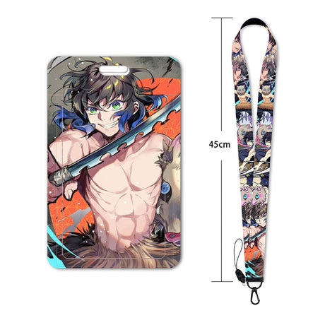 New Anime Demon Slayer Lanyards for Key Neck Strap For Card Badge Gym Key Chain Lanyard Key Holder DIY Hang Rope Keychain