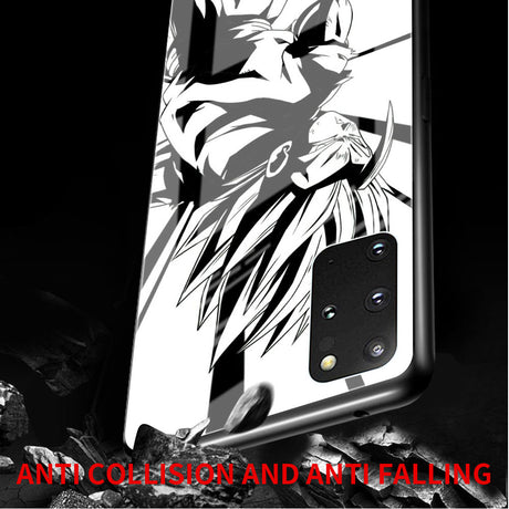 Glass Case For Samsung Galaxy S22 S20 FE S21 Plus Phone Cover S10 5G S9 Note 20 Ultra 10 Lite Shell Dragon, everythinganimee