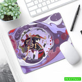 Genshin Impact Desk Mat Gamer Mousepads Mouse Pad Office Desk Pads Anime Cute Small Mousepad Mouse Mats For Computer 20x25cm