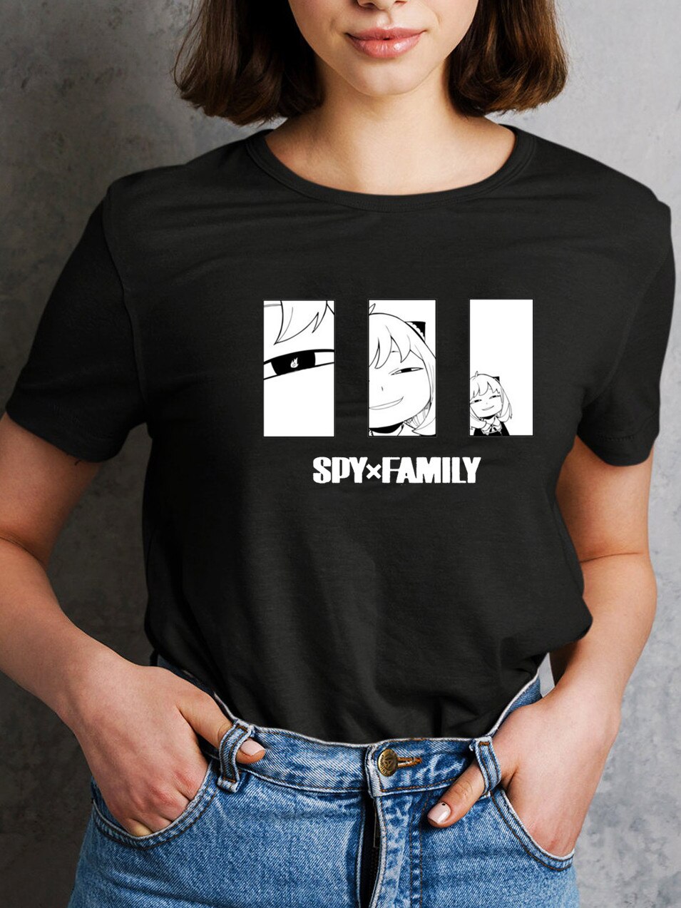 Women Kawaii Yor Anya Forger Anime T-shirt Girl Summer Spy x Family Cartoon 90s Tops Tee Female Manga Clothes, everything animee