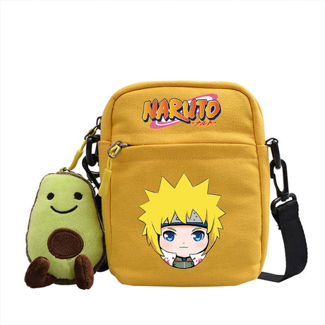 Hot Naruto Anime Figure Print Small Square Bag Children Shoulder Diagonal Bags Men Women's Backpack Christmas Gifts, everythinganimee