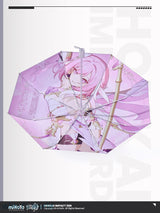 MiHoYo Official Genuine Game Honkai Impact 3 Elysia HERRSCHER OF HUMAN:EGO Themed Cosplay Digital Printed Sun Umbrella 55CM*8K, everythinganimee