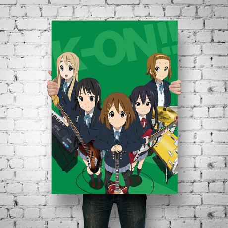 k-on anime Decorative Canvas 24x36 Posters Room Bar Cafe Decor Gift Print Art Wall Paintings, everythinganimee