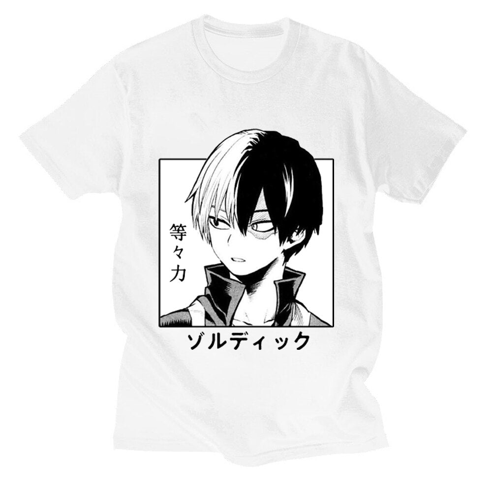 My Hero Academia T Shirt Japanese Anime Himiko Toga Graphic T-shirt Kawaii Cartoon Tshirt Streetwear Summer Cotton Short Sleeve, everythinganimee