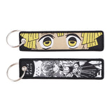 Anime Embroided Key-chain