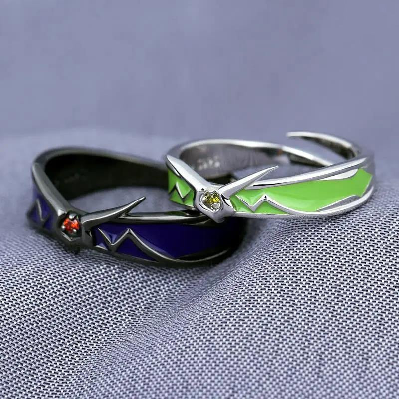 Anime Code Geass Ring Lelouch Adjustable Cosplay Unisex Couple Lover Rings Prop Jewelry Gift Accessories, everythinganimee