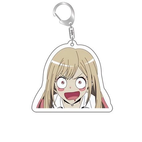 Anime My Dress Up Darling Acrylic Keychains Kitagawa Marin Kuroe Shizuku Figures Pendant Key Chain Bag Accessorie School Jewelry