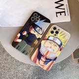 Narutos Phone Cases For iPhone 14 13 12 11 Pro Max XR XS MAX X Back Cover, naruto and kakashi, everythinganimee