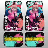 Chainsaw Man Power Car Floor Mats Custom Anime Car Interior Accessories Printing Car Floor Mat Universal Fit for Cars SUV Van, everythinganimee