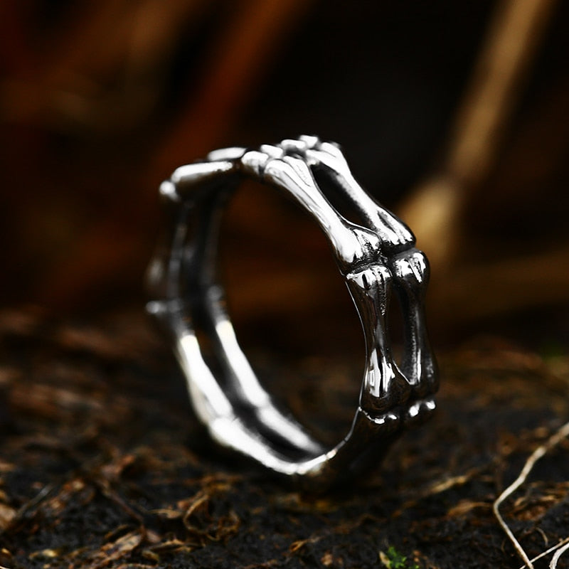 Beier One Piece Sale Unique Thin Skull For Boy And Girl Stainless Steel Lady's Finger Ring BR8-373, everything animee