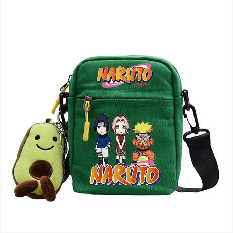 Hot Naruto Anime Figure Print Small Square Bag Children Shoulder Diagonal Bags Men Women's Backpack Christmas Gifts, everythinganimee