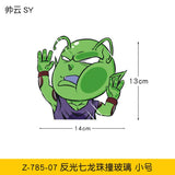 Sun Wukong sticker ドラゴンボール cute cartoon car reflective creative decoration windshield motorcycle trunk computer case surrounding, everythinganimee