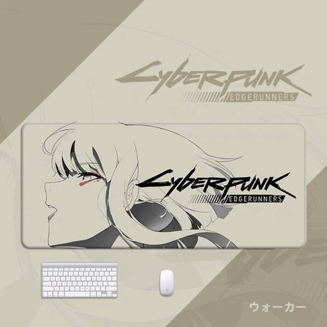 Anime Cyberpunk mouse pad new game mousepad edge walker mouse pad game accessories mats office computer keyboard desk mat Color Edge, everythinganimee