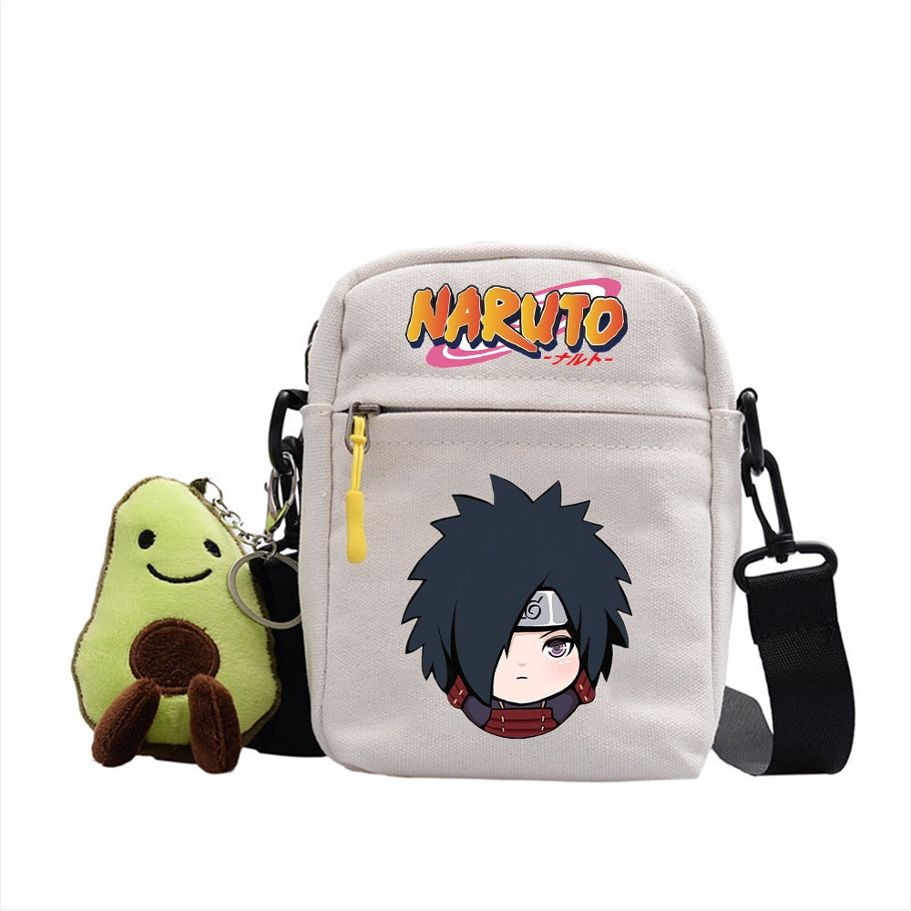 Hot Naruto Anime Figure Print Small Square Bag Children Shoulder Diagonal Bags Men Women's Backpack Christmas Gifts, everythinganimee