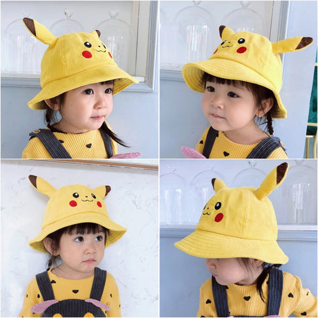 Are you ready for the cutest hat? introducing the Pokemon Pikachu Bucket Hat | If you are looking for Pokemon Merch, We have it all! | check out all our Anime Merch now!