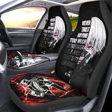 Tokyo Ghoul Rize Kamishiro Car Seat Covers Anime Car Accessories,Pack of 2 Universal Front Seat Protective Cover, everythinganimee