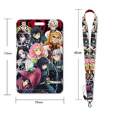 New Anime Demon Slayer Lanyards for Key Neck Strap For Card Badge Gym Key Chain Lanyard Key Holder DIY Hang Rope Keychain