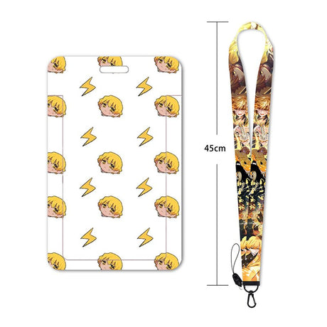 New Anime Demon Slayer Lanyards for Key Neck Strap For Card Badge Gym Key Chain Lanyard Key Holder DIY Hang Rope Keychain