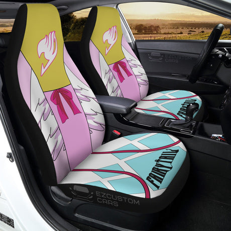 Anime Sexy Girl Mirajane Strauss Car Seat Covers Custom Fairy Tail Anime Gifts For Fans, everythinganimee