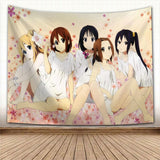 Anime Wall Hanging Tapestry Japan Kawaii New K-ON! Home Party Decorative Cartoon Game Photo Background Cloth Table, everything animee