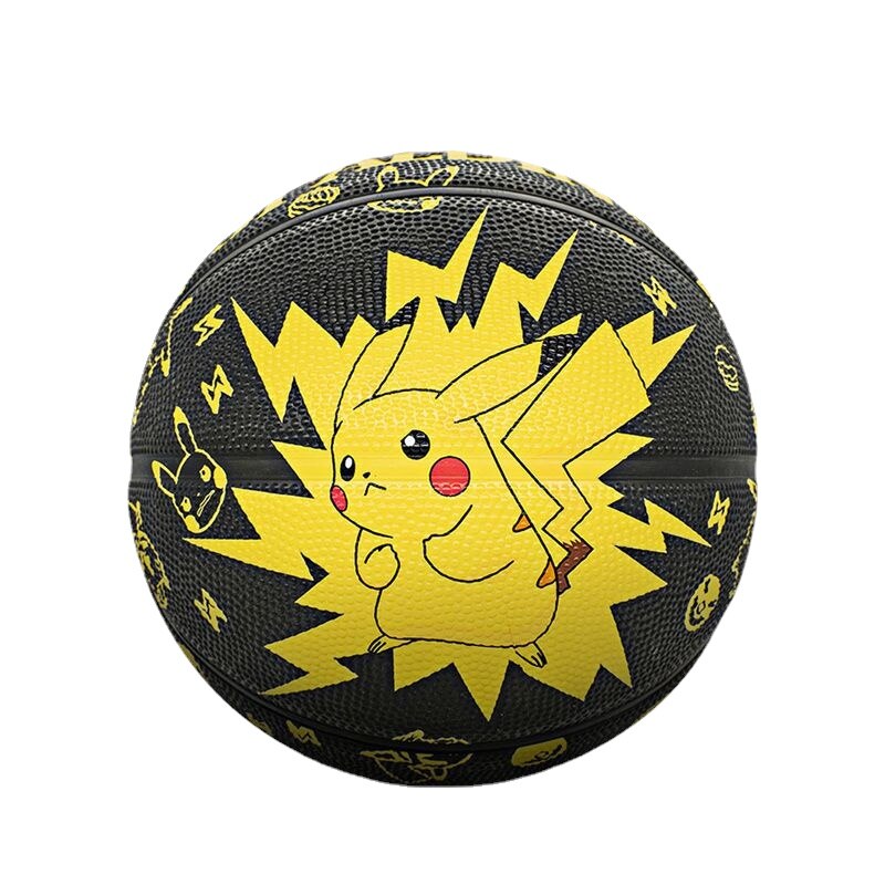 Spalding Pokemon Co-branded Basketball No. 5 Junior Student Children's Indoor and Outdoor Toys Cartoon No. 5 Training Basketball, everythinganimee