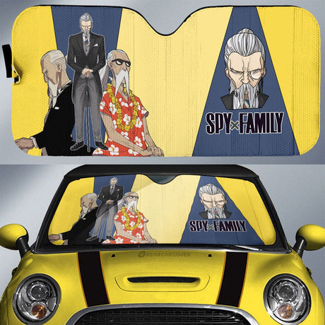 Spy X Family Loid Yor And Anya Hot Anime Car Auto Sunshades, everythinganimee