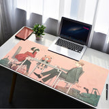 Products Spy x Family Mouse Pad Gamer Large Lock Edge Soft Gaming Mousepad Mountain Non-slip Rubber Computer Desk Mat Pad Mausepad