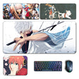 Anime Gintama Large Mouse Pads Sakata Gintoki Kagura Toushirou Mousepad Computer Laptop Gamer Pad PC Gaming Accessories Desk Mat, everythinganimee